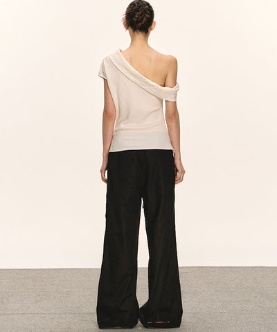 Drape Casual Mopping Pants ANA0040