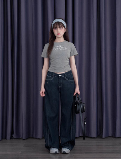 Back Bow Short T-shirt SAG0266