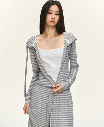 Lazy Striped Hooded Jacket/Pants ANA0058