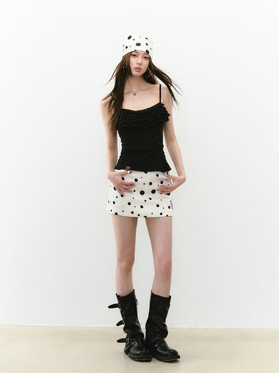 Ruffled Neckline Slim Camisole VIA0270