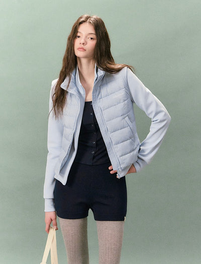 Lightweight Stand Collar Down Vest LAL0235