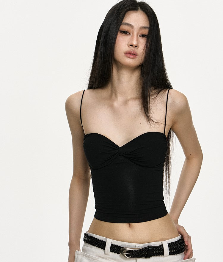 Chest Pad Twisted Camisole ANA0004