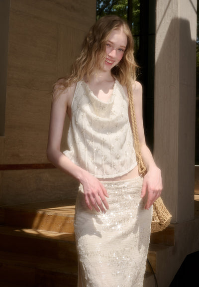 Clouds Embroidered Fairy Top/Skirt GRO0152