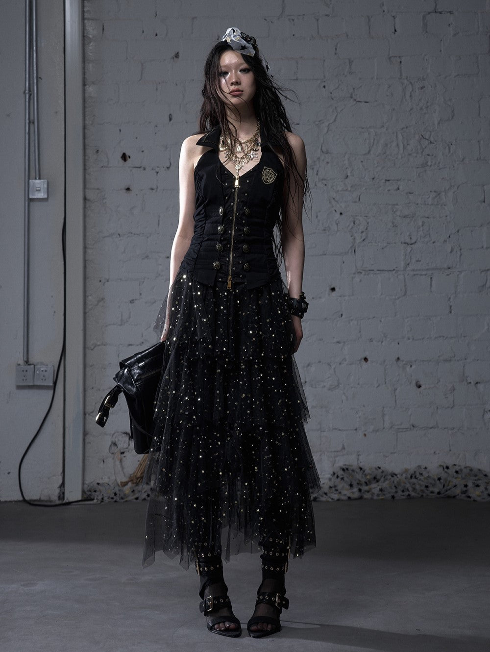 Star Multi-layered Mesh Cake Skirt NOR0182