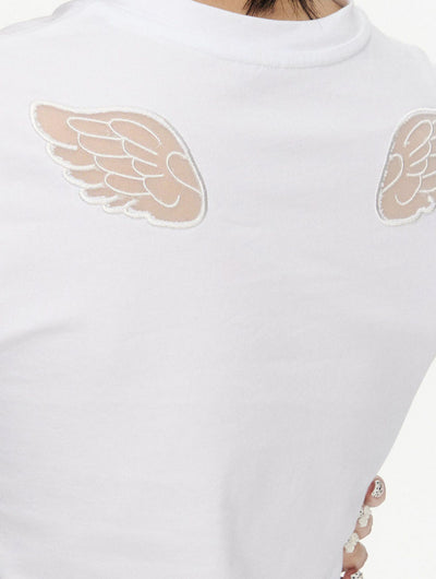 Back Wings Hollow T-shirt NEC0203