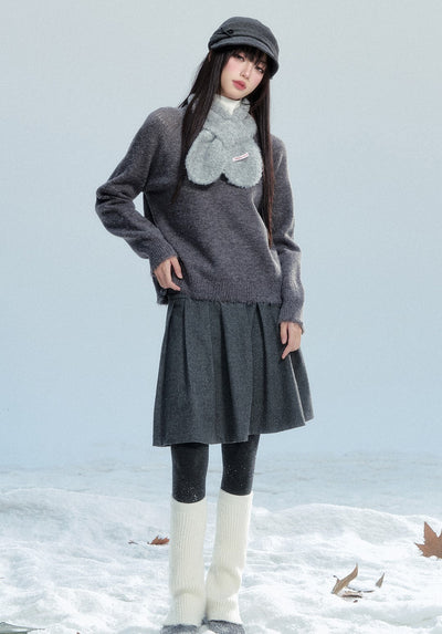 Lazy Style Frayed Edge Sweater FRA0488