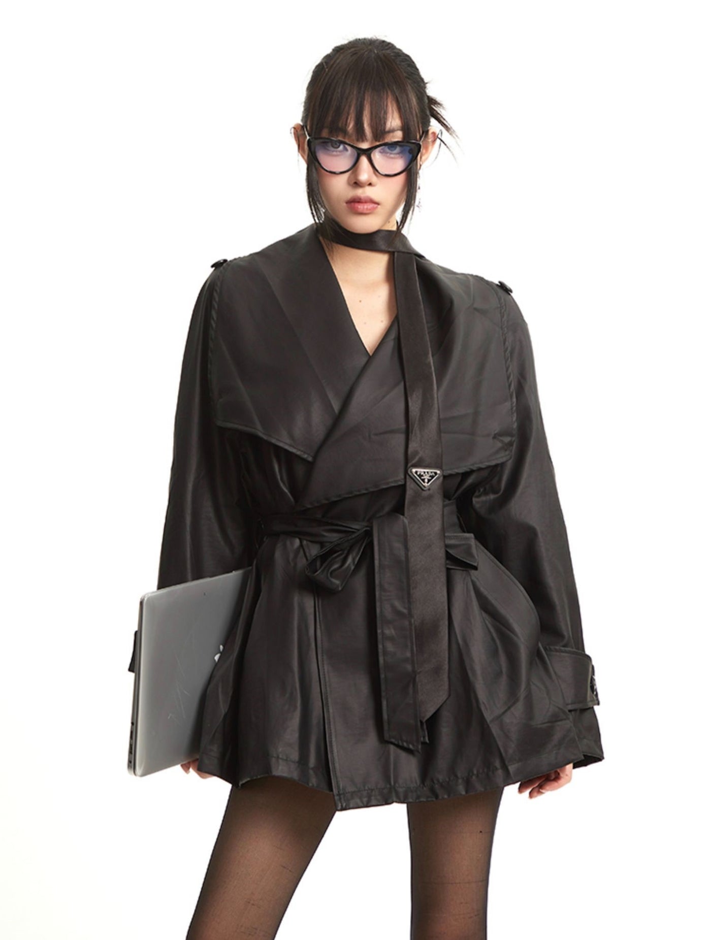 British Style Lapel Trench Coat UNC0273