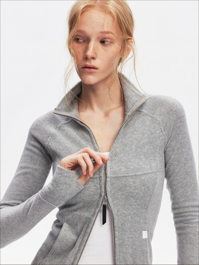 Sports Style Fleece Design Slim Jacket SAL0203