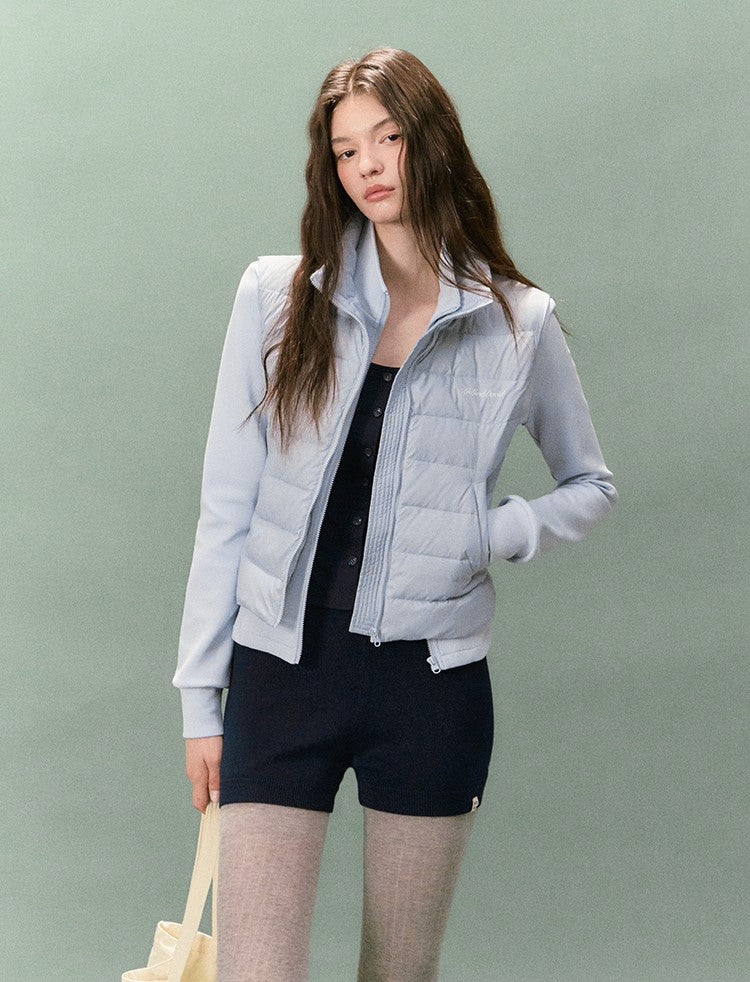 Lightweight Stand Collar Down Vest LAL0235