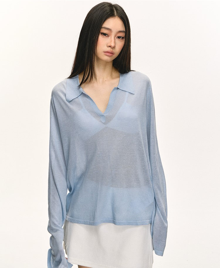 Temperament Casual V-neck T-shirt ANA0049