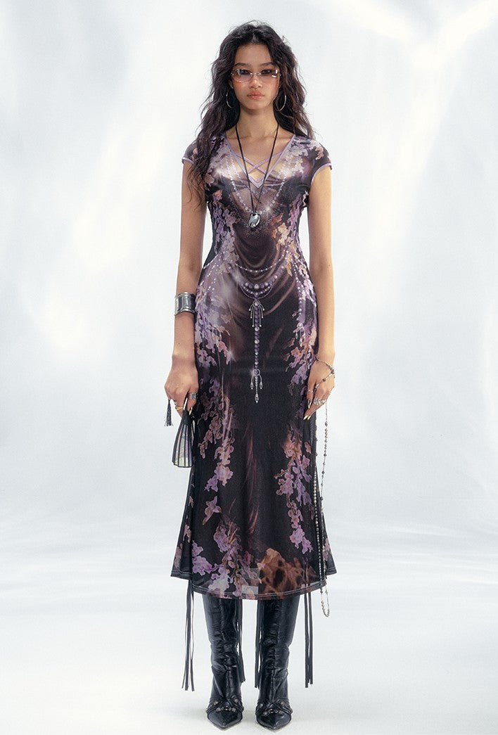 Floral Printed Dress OFA0261