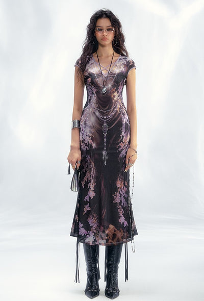 Floral Printed Dress OFA0261