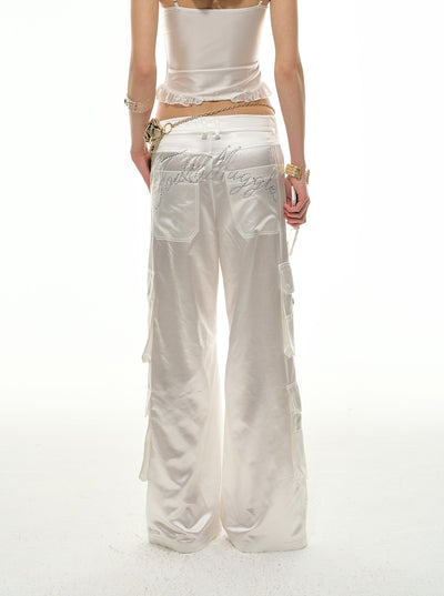 Platinum Wide-leg Workwear Pants 4MU0113