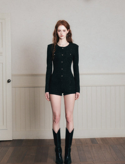 Luxurious Style Stretch Slim Bodysuit LUL0180