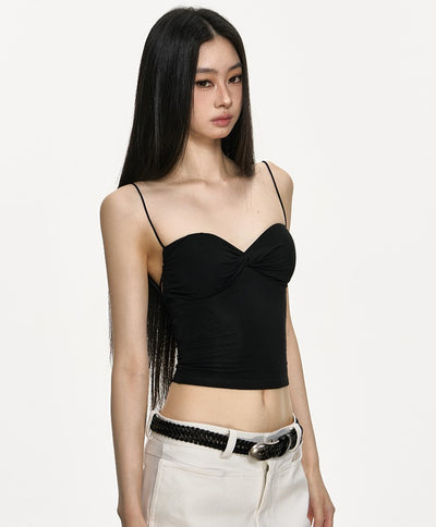 Chest Pad Twisted Camisole ANA0004