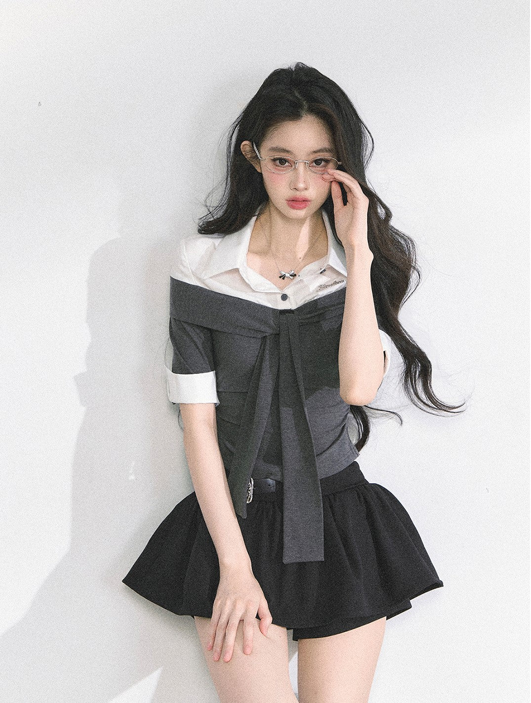 Short Sleeve Waist Slimming T-shirt DIA0496