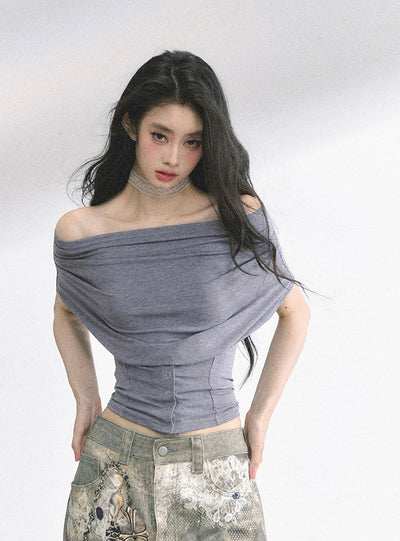 Waist Slimming Short T-shirt DIA0481