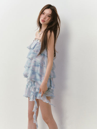 Sling Cake Tube Top/Flower Skirt VIA0286