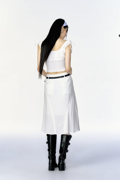White Inner Layer Slim Camisole CUR0102