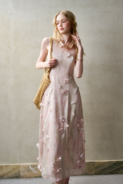 Cherry Blossoms Pink Dress GRO0133