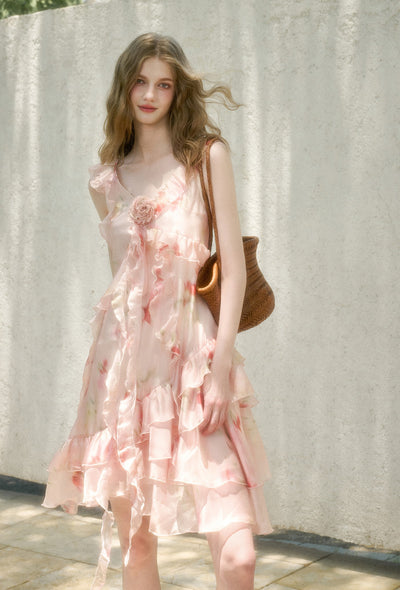 French Irregular Fairy Dress GRO0166