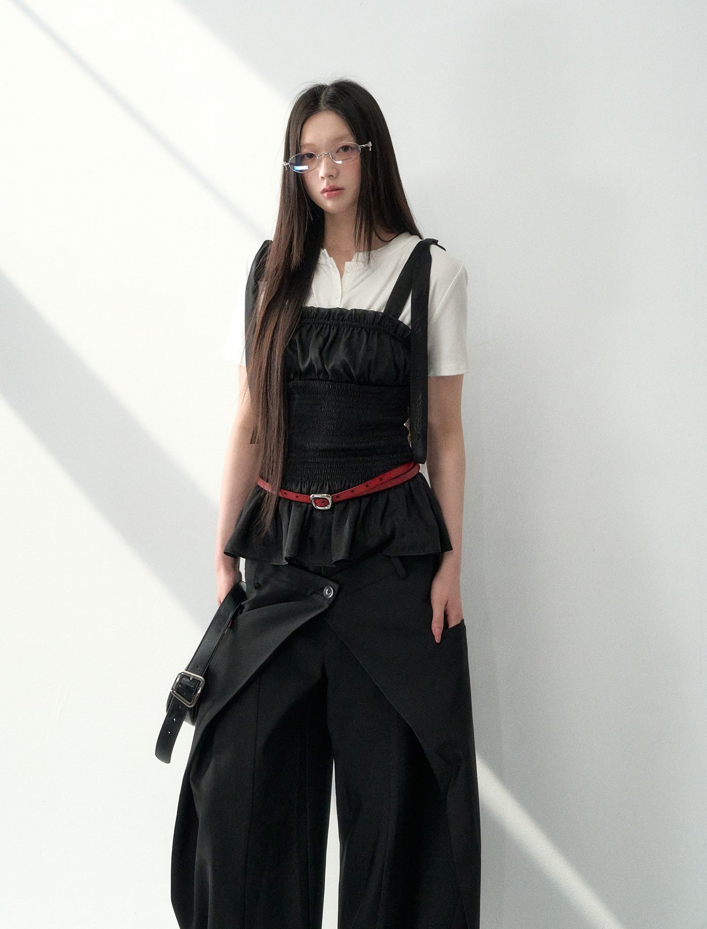 Double Waist Wide-leg Suit Pants LAL0181