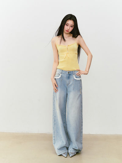 Button Slim Camisole VIA0306