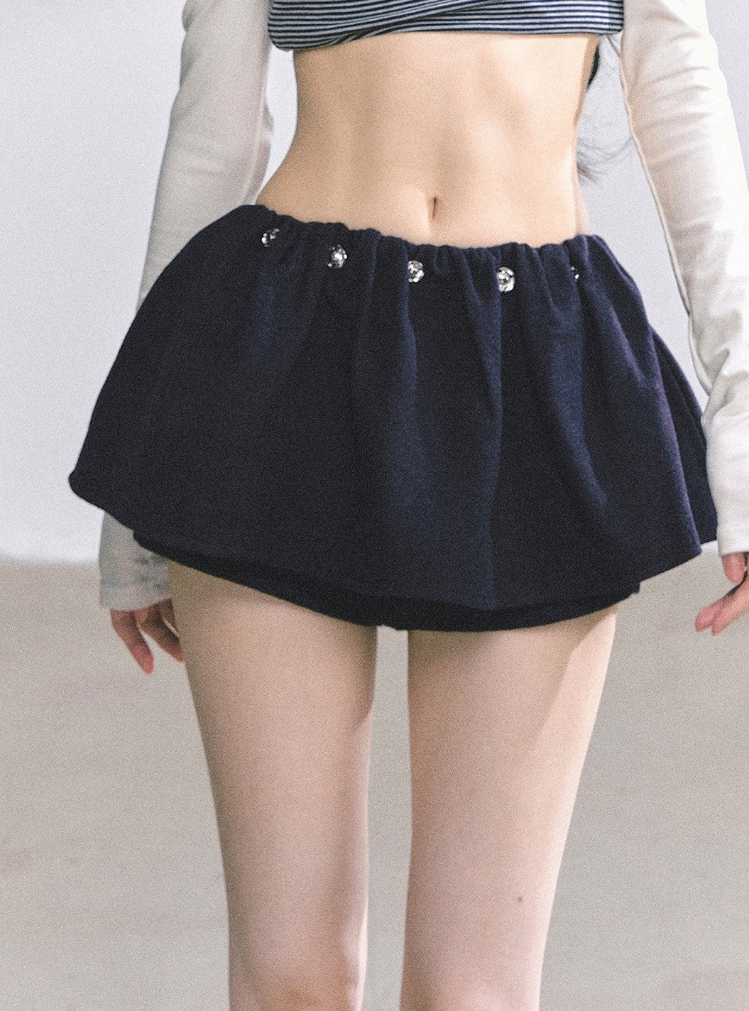 High Waist A- line Puffy Skirt DIA0562