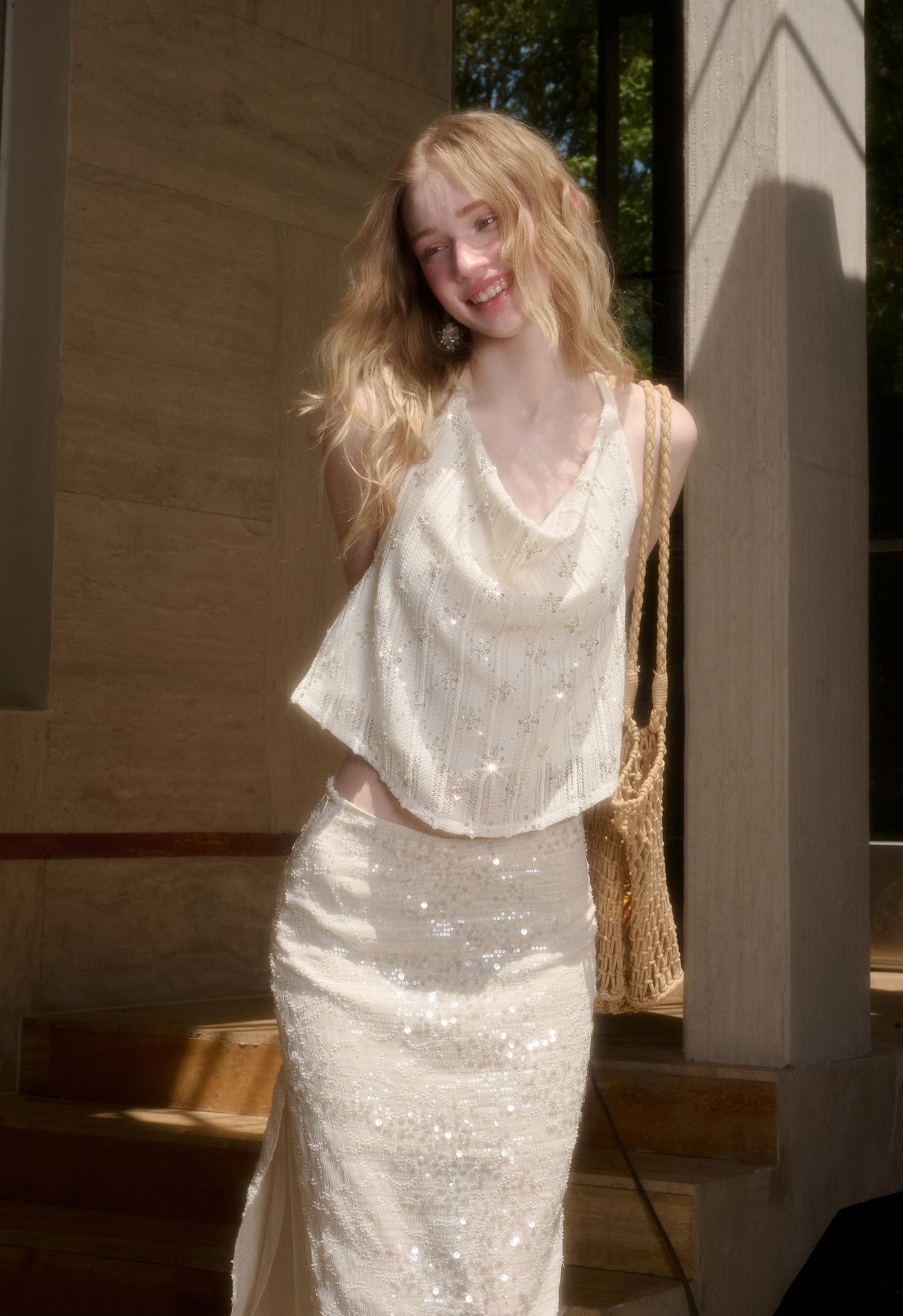 Clouds Embroidered Fairy Top/Skirt GRO0152