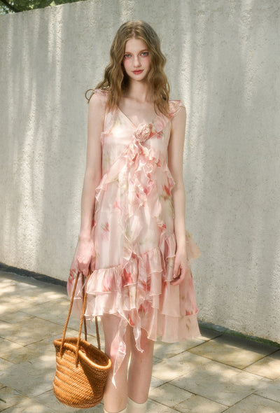 French Irregular Fairy Dress GRO0166