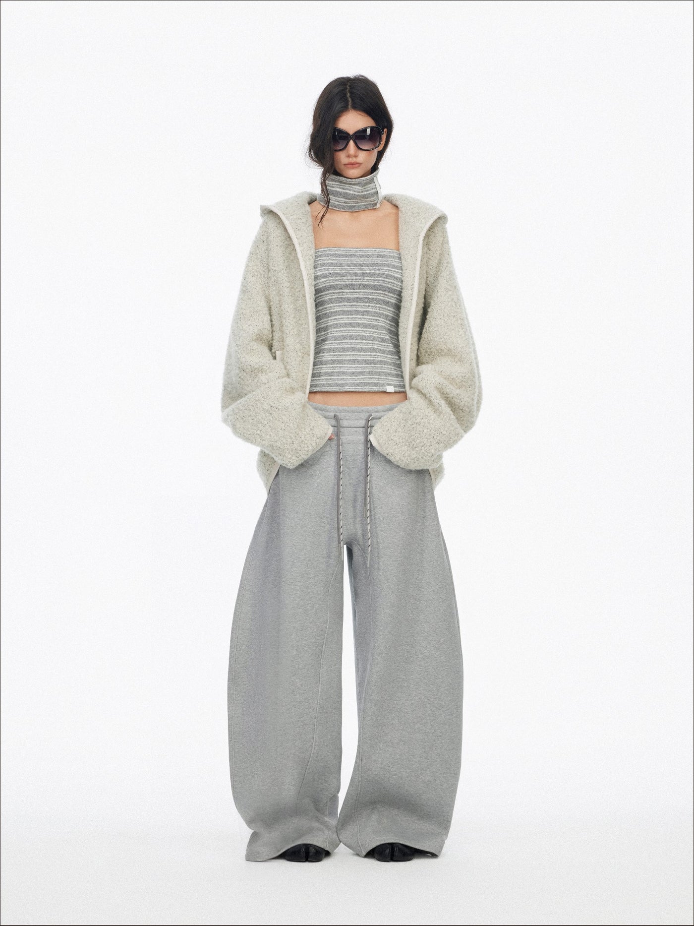 Drop Shoulder Loose Batwing Sleeve Jacket SAL0195