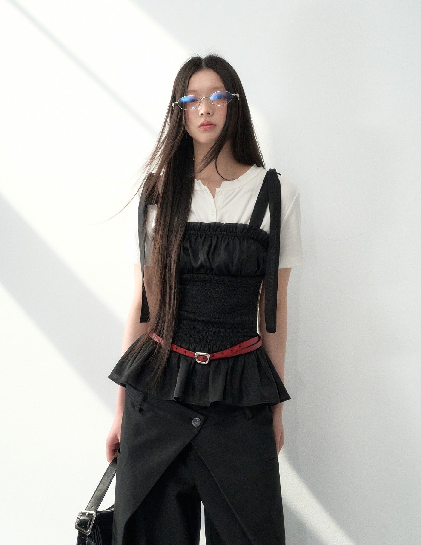 Double Waist Wide-leg Suit Pants LAL0181