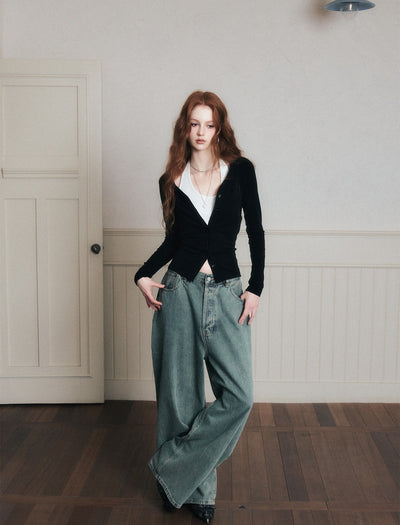 Halter Neck Layered Knitted Cardigan LUL0171