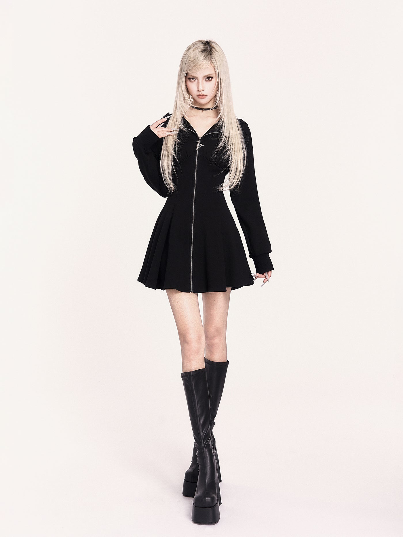 Little Devil Wings Hooded Dress/Sweatshirt VOC0461