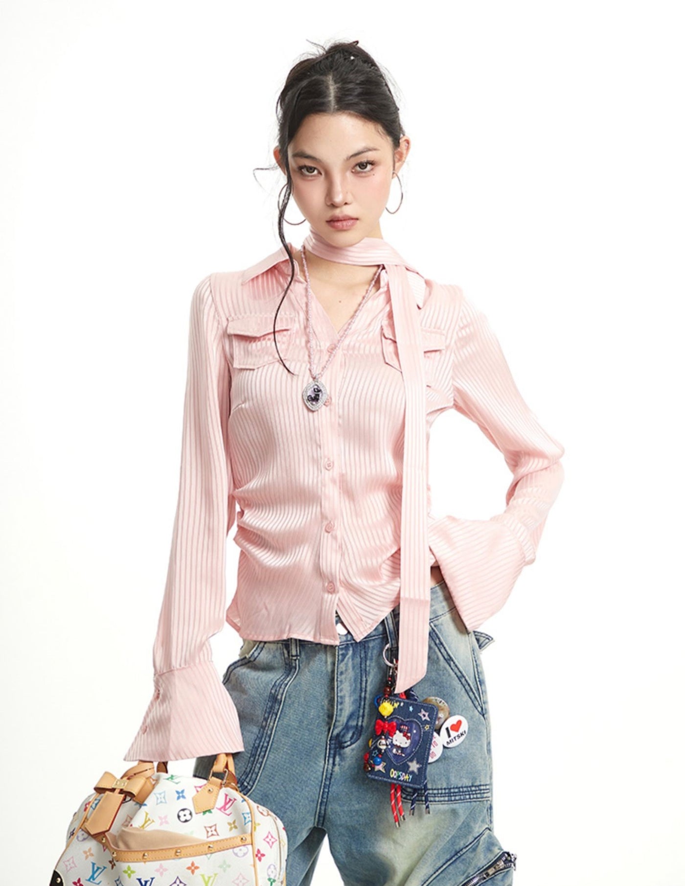 American Retro Plaid Slim Shirt UNC0259