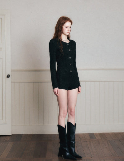 Luxurious Style Stretch Slim Bodysuit LUL0180