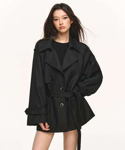 Classic Oversized Collar Trench Coat ANA0110