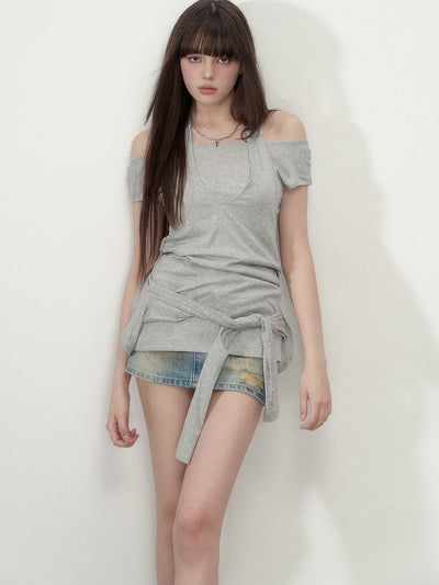 Multi-wear Mid-length T-shirt VIA0256