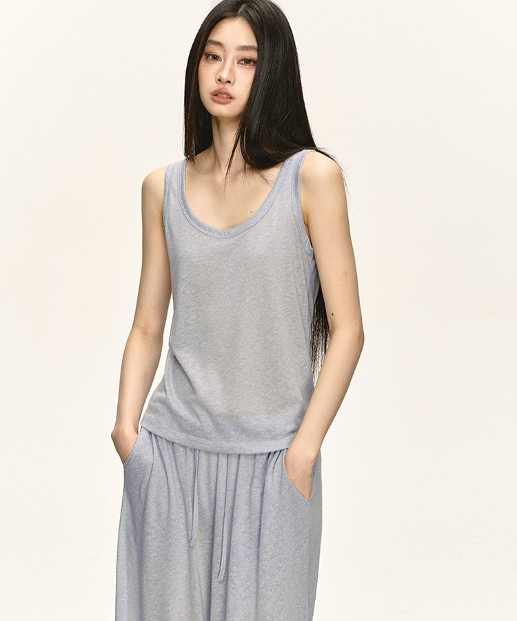 Casual All-match Sleeveless Top/T-shirt/Pants ANA0033