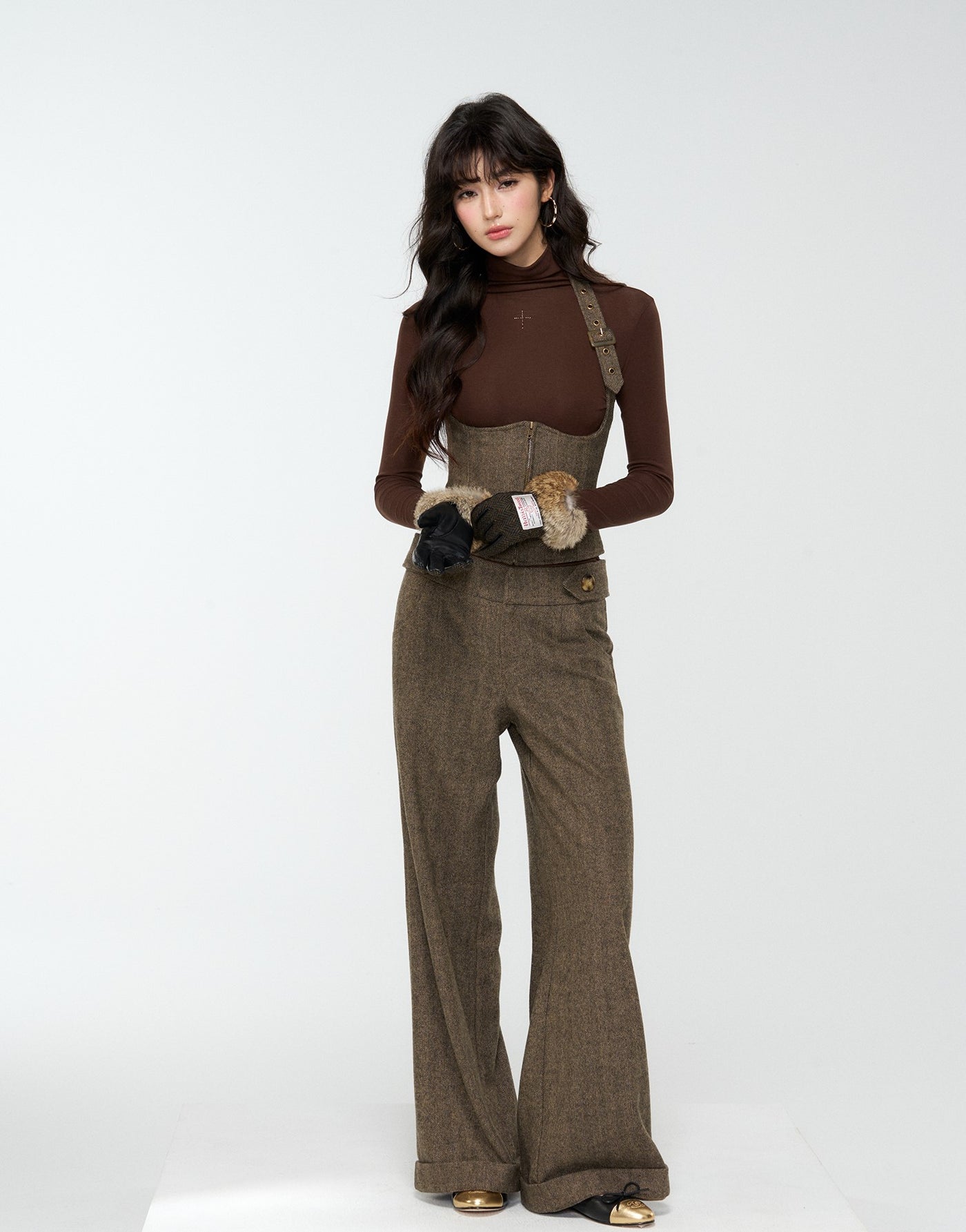 High-End Suit Tweed Vest/Pants 4MU0182
