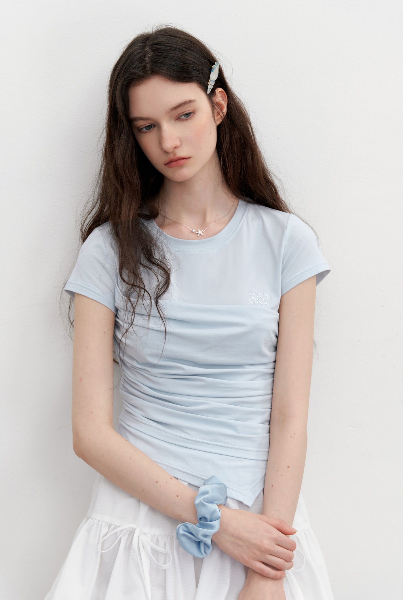 Fake Two-piece Short-sleeved T-shirt AYF0099