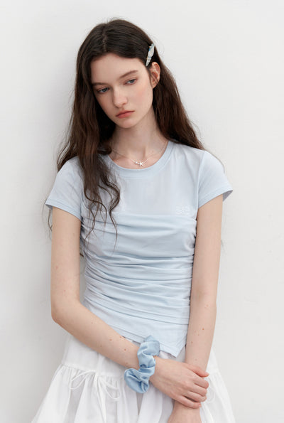 Fake Two-piece Short-sleeved T-shirt AYF0099