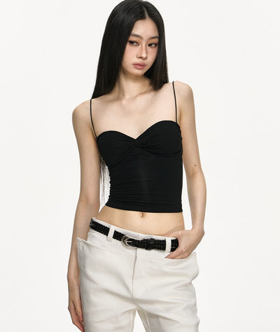 Chest Pad Twisted Camisole ANA0004