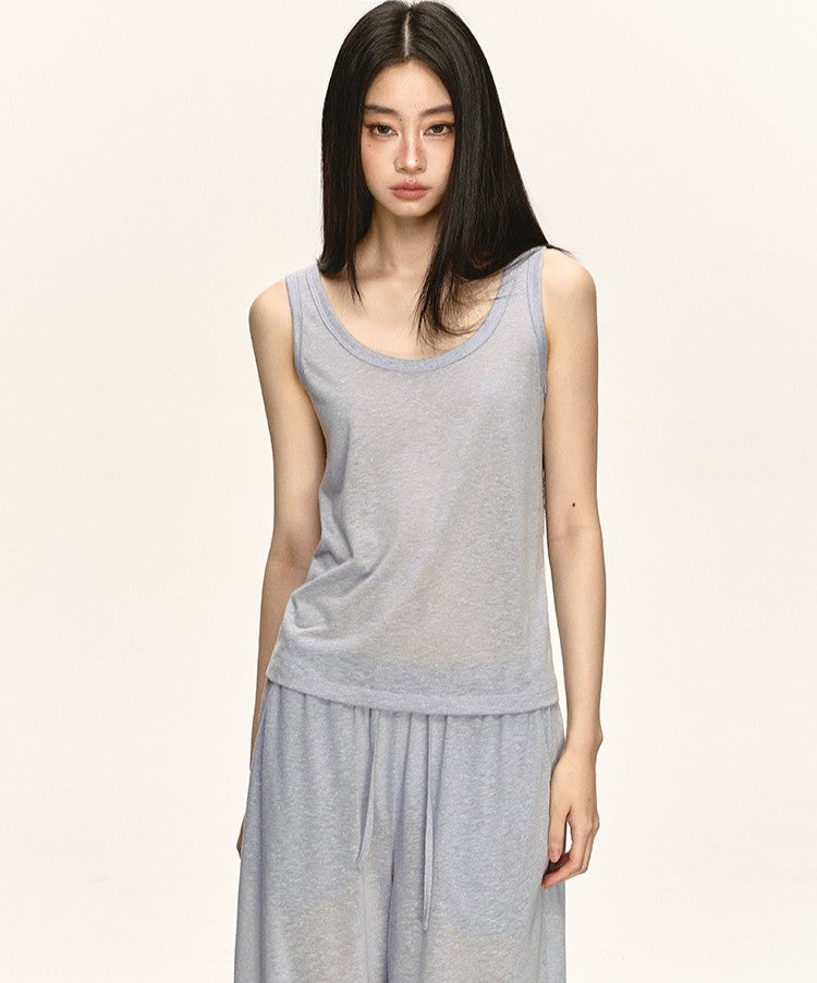 Casual All-match Sleeveless Top/T-shirt/Pants ANA0033