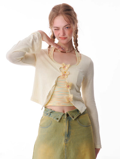 Butterfly Thin Knitted Sunscreen Cardigan ZIZ0120