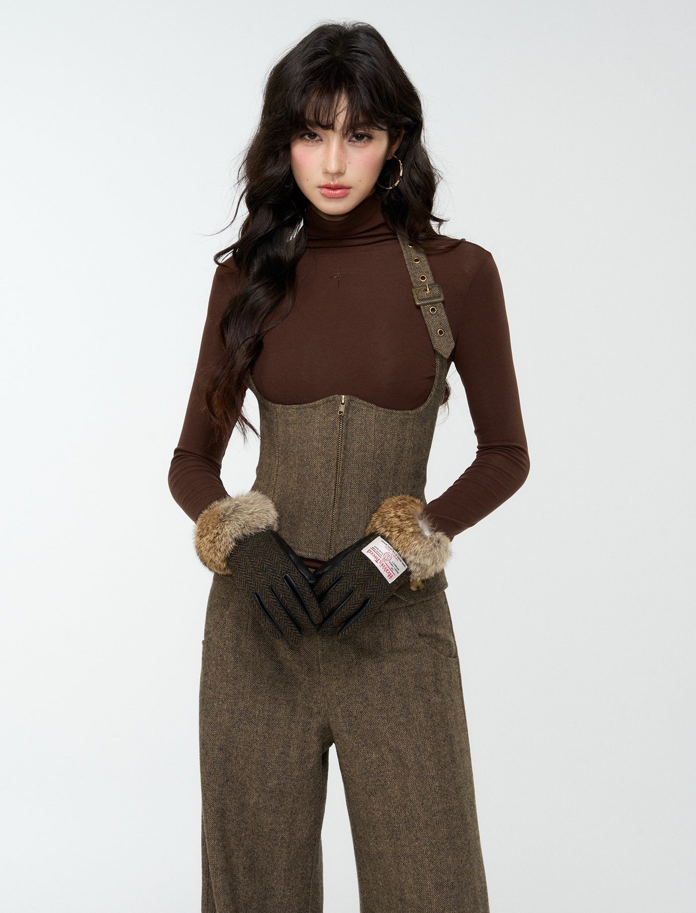 High-End Suit Tweed Vest/Pants 4MU0182