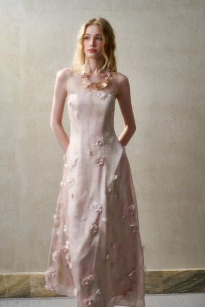 Cherry Blossoms Pink Dress GRO0133