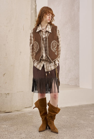 Retro Pocket Plaid Shirt DID0249