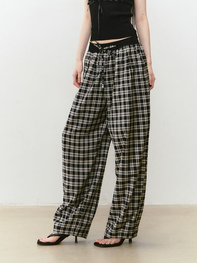 Beaded Drawstring Casual Pants VIA0327