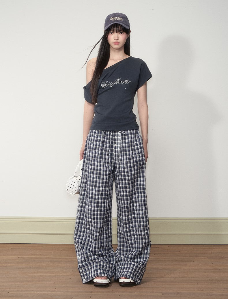 Twisted Diamond Pearl Casual T-shirt SOO0009